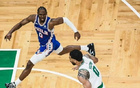 NBA季后赛首轮：凯尔特人123-91狂胜76人